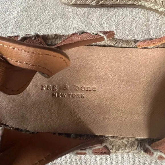 Rag and Bone Hera Espadrille Platform Sandal NEW Size 39 US 9 - Picture 7 of 12